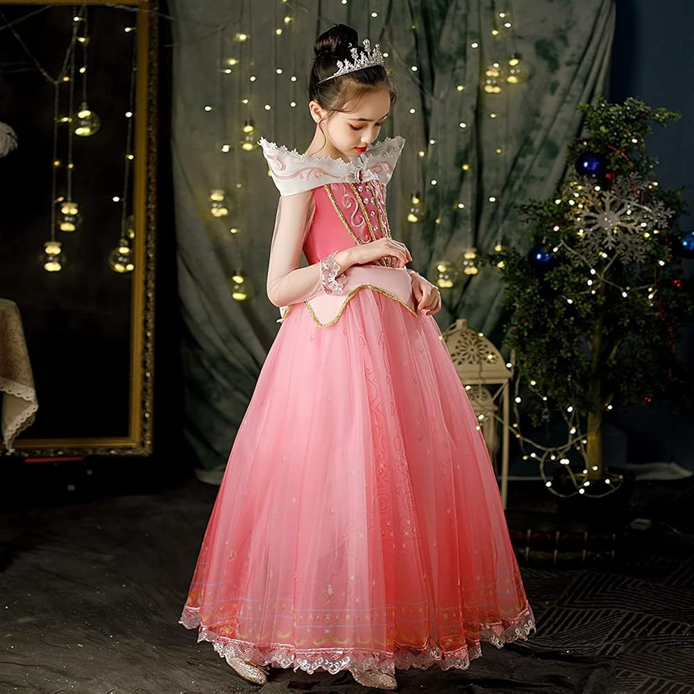 Amazon.co.jp: [AFEREVZ] 眠れる森の美女風 ドレス コスプレ オーロラ