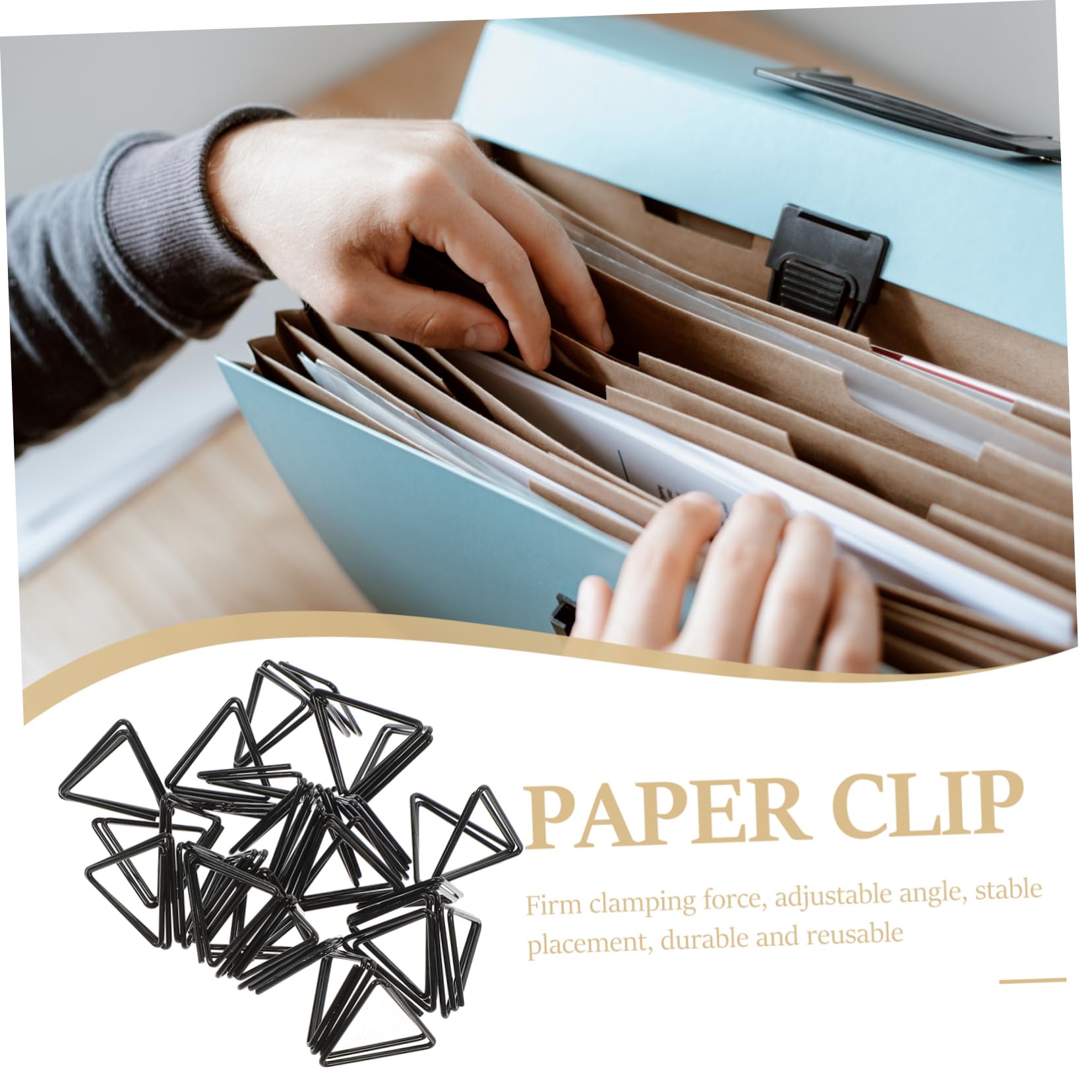 TEHAUX 80pièces Porte-cartes Triangulaires Pour Tables Clips à Photos Et Mémo Pour Décoration De Mariage Et Événements