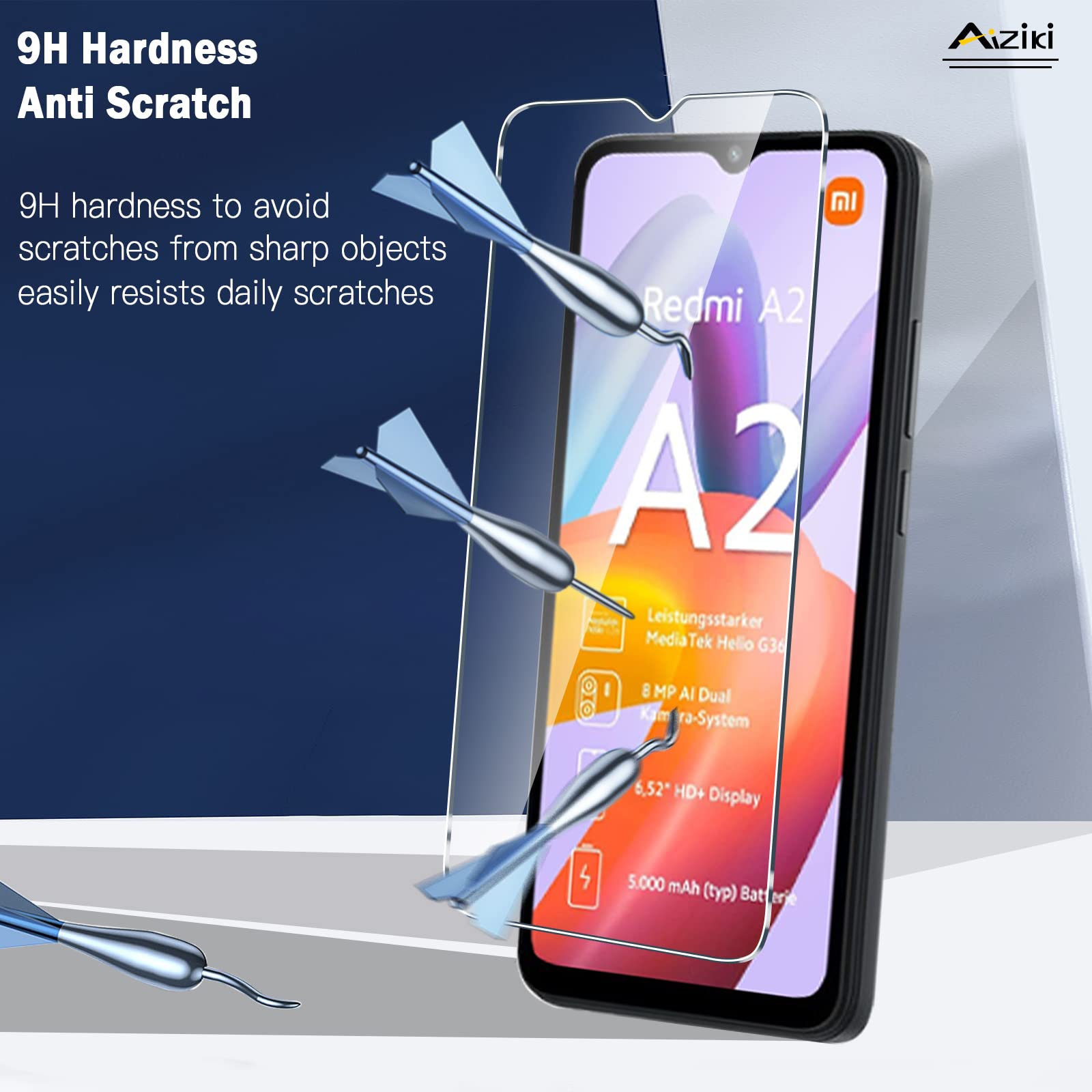 Protezione Smartphone Completa Custodia TPU Vetro Temperato Per Xiaomi Mi A2 Lite Trasparente Protezione N 418940 - Foto 10