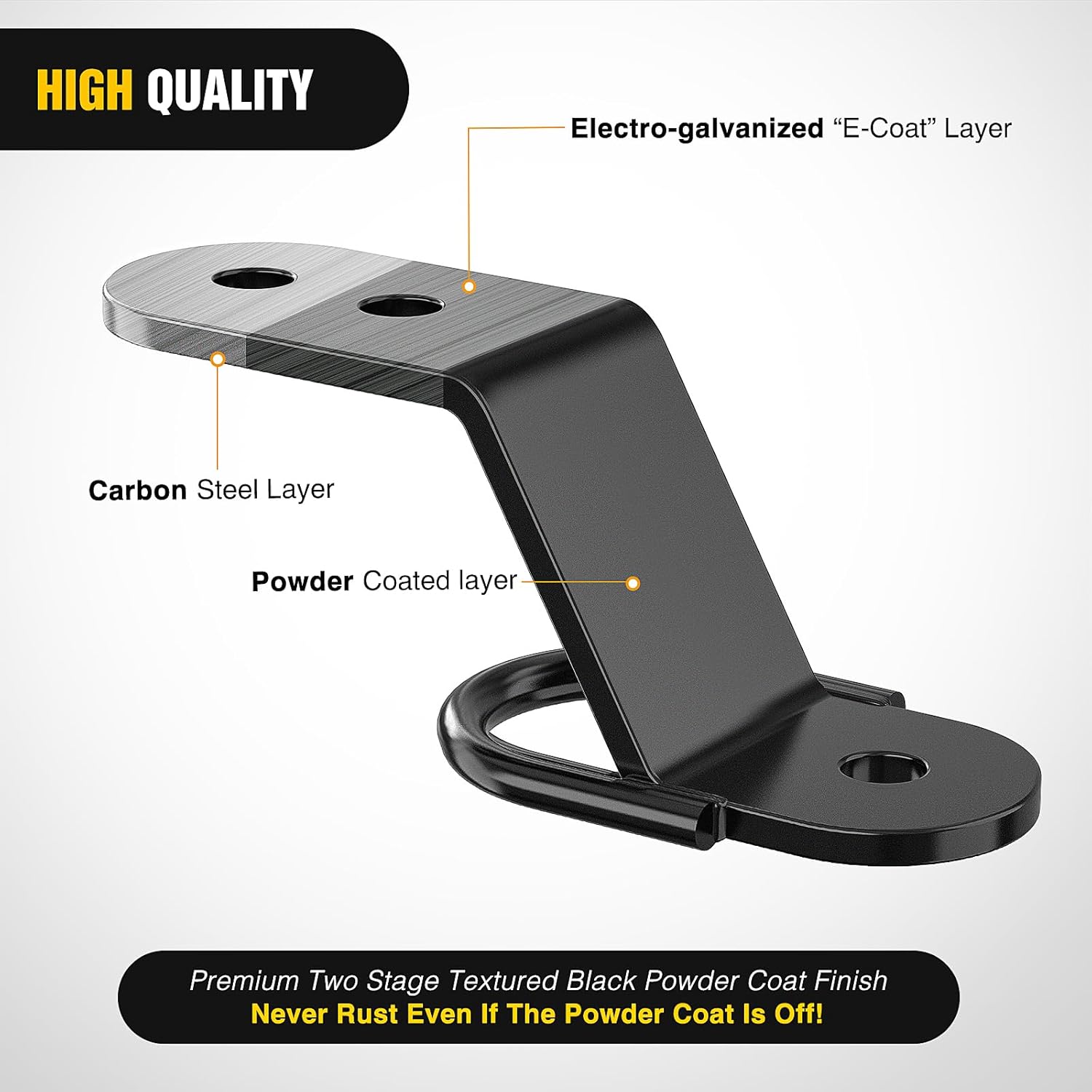 Nilight ATV/UTV Three-Way Hitch with 2 Inch Ball 3500lbs 3 Trailer Hitch Ball Mount Lawn Mover Hitch ATV UTV Trailer Hitch Adapter 3" Drop/Rise 3 Mounting Options