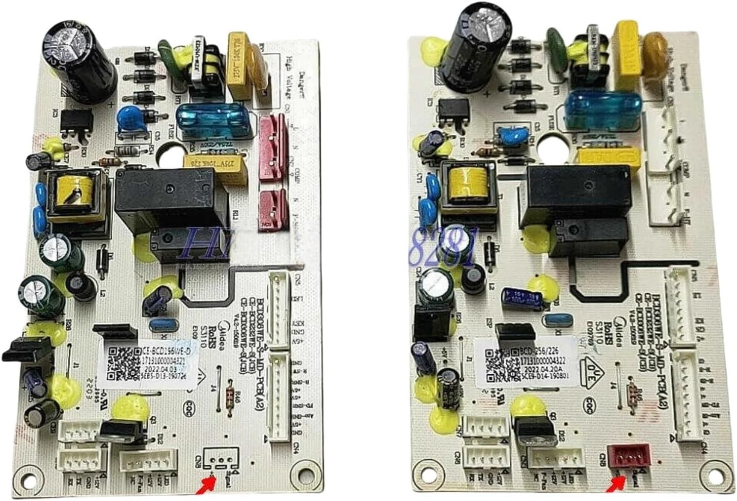 Amazon.co.jp: 冷蔵庫電源制御マザーボード、BCD308WE-S-MD-PCB(A2) CE-BCD232WE-S(JCB) CE ...
