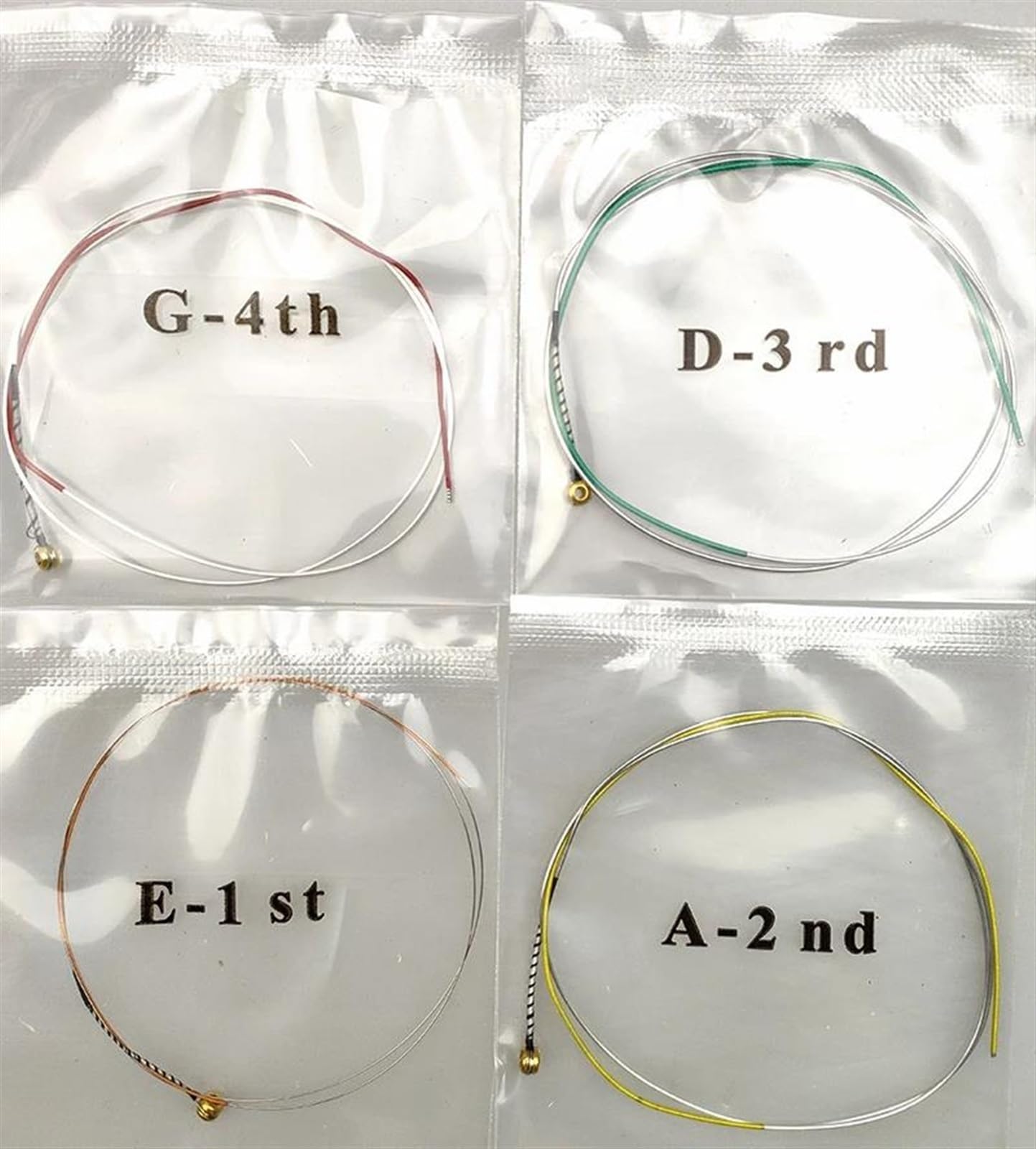 Accesorios para violín Cuerda de violín de nailon profesional 3/4-4/4 Cuerdas de violín EADG(3-4)