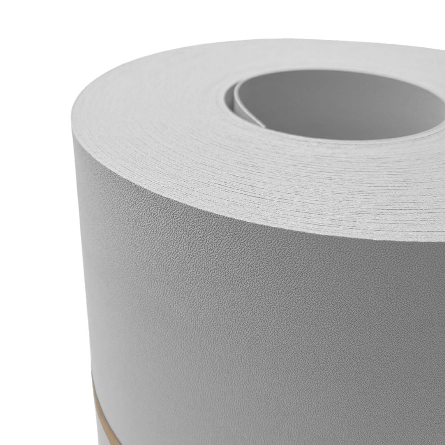 Premium Maxi 50 Meter Rolle 24cm hoch | Sichtschutzstreifen PP für Doppelstabmatten Sichtschutz | Zaunblende Made in Germany Lichtgrau 50m