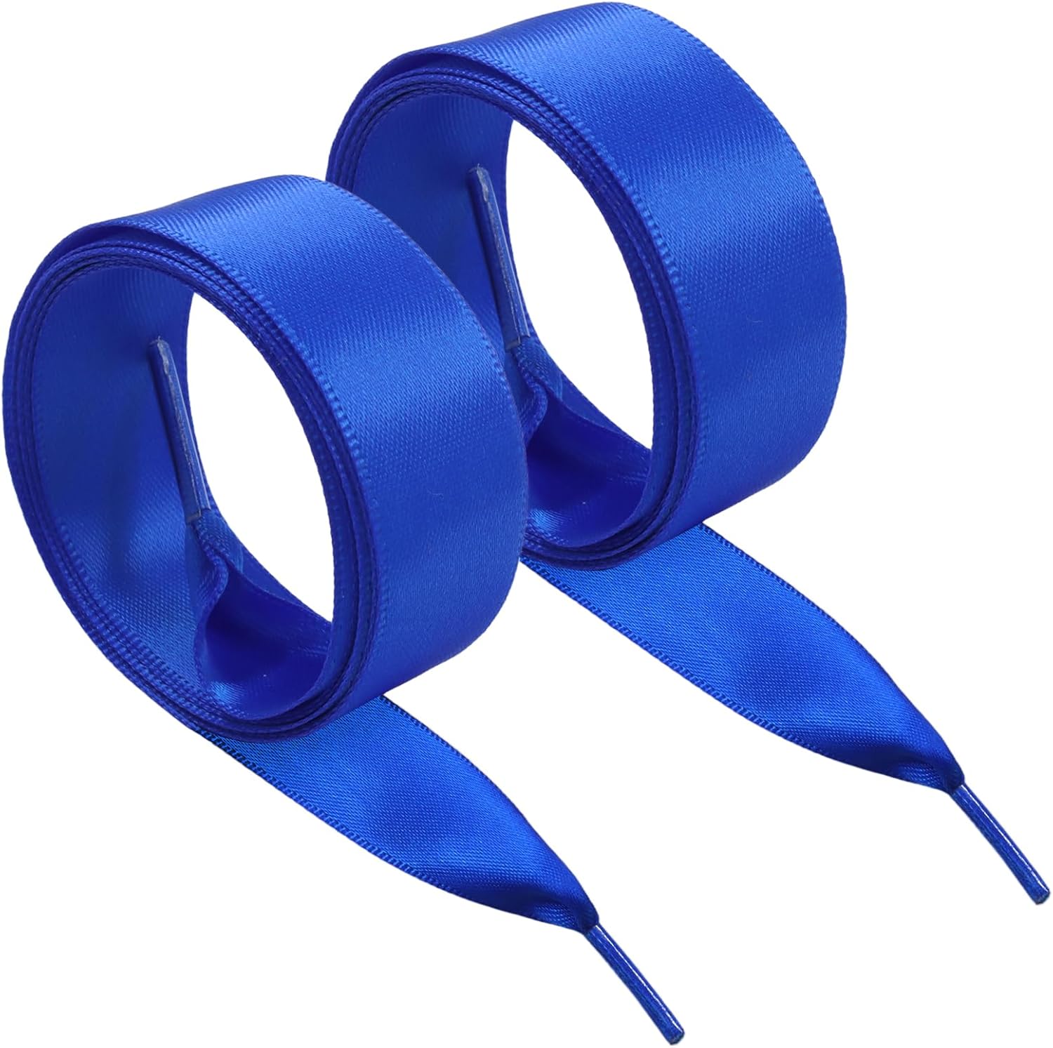 Biaungdo 2 Pairs Satin Ribbon Shoe Laces,Ribbon Shoelaces 2cm Width 120cm Length,Silk Like Flat Shoe Laces Satin Shoestrings