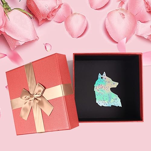 Miniatura 5 de Molde de resina de silicona con forma de lobo, molde de resina para llavero, molde de resina de exposición para joyería y colgantes, regalo ideal