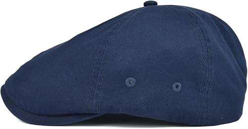 Miniatura 7 de VOBOOM Gorra plana de algodón para lavar el sombrero Gatsby Ivy Irish Hunting Newsboy