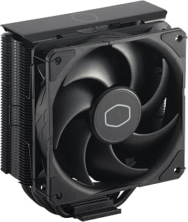 Cooler Master Hyper 212 Black CPU Cooler: 120mm PWM Fan, 4 Copper Heat Pipes, Low Noise, Easy Install for AMD AM5/AM4 & Intel LGA 1851/1700