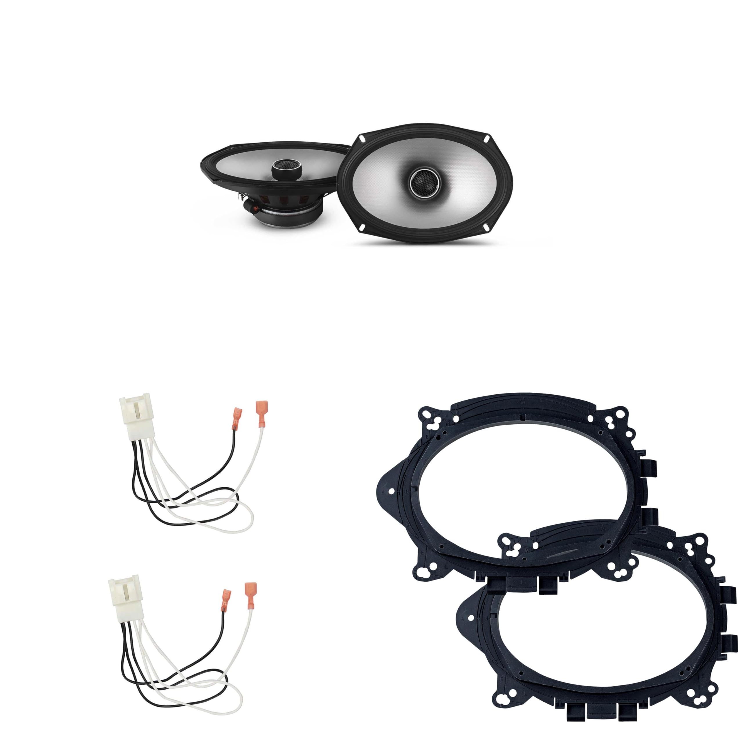 Speakers 6X9 inch for Ford F-150 2015-2024 Upgrade Kit - Pair of S2 Series with Adapters and Harness by Alpine – Model alpinebdl260113-04
