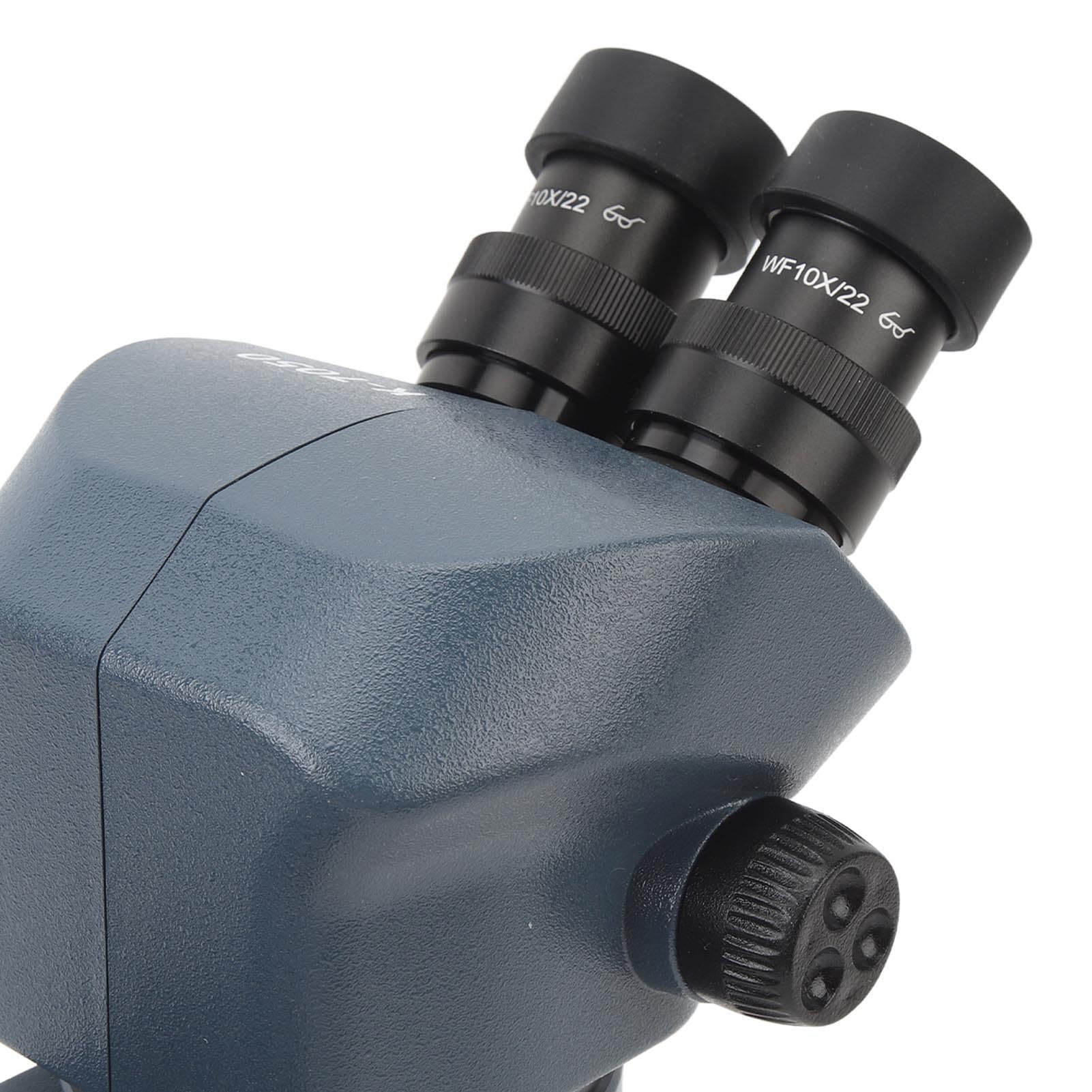Microscopio Estéreo Trinocular, Aumento 7X-50X con Ocular WF10x22, Cabezal Binocular Giratorio de 360 ​​Grados con Inclinación de 45 Grados, para Inspección, Mantenimiento,