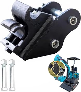 Mini Excavator Quick Change Hitch, Connector Attachments for Small Digger Quick Hitch Coupler,Backhoe Attachment Quick-Hook ,for 0.6-1.5-ton Mini-excavators