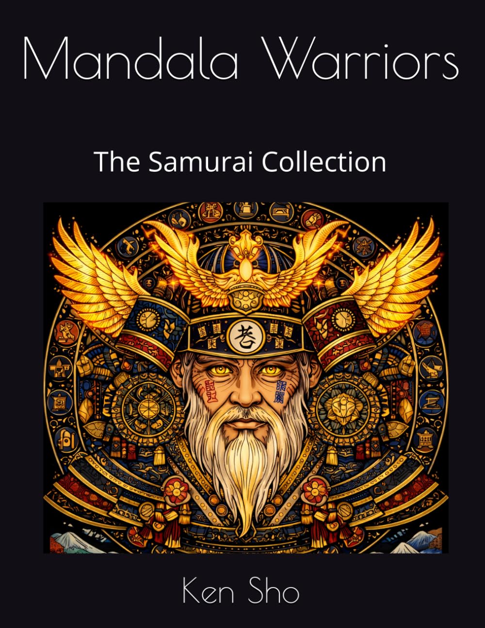 Mandala Warriors: Samurai: Samurai Coloring Book for Adults – 20 Intricate Mandala Designs Inspired by Japanese Warriors, Honor, and Bushido