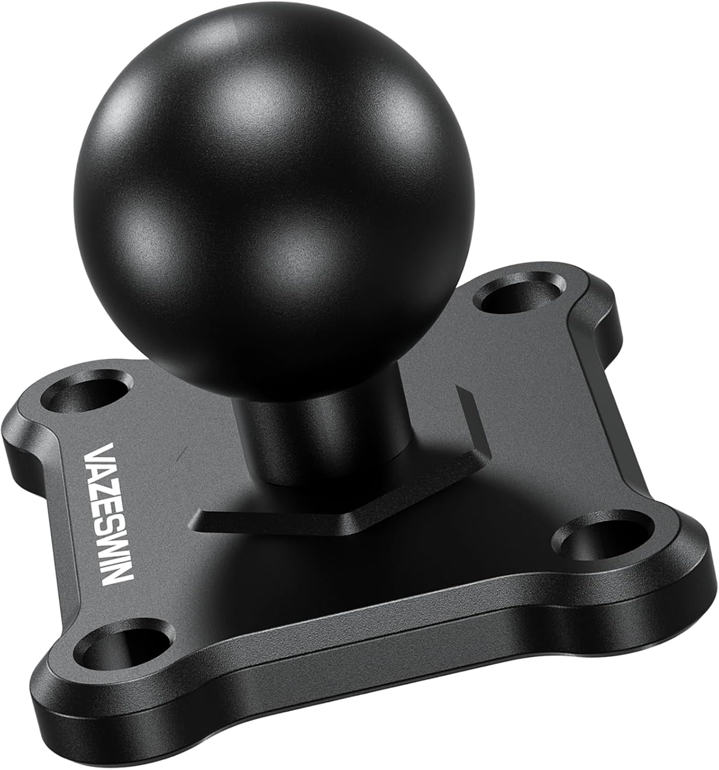 VAZESWIN 1" Ball Mount Base with Aluminum Alloy AMPS 4-Hole Square Plate