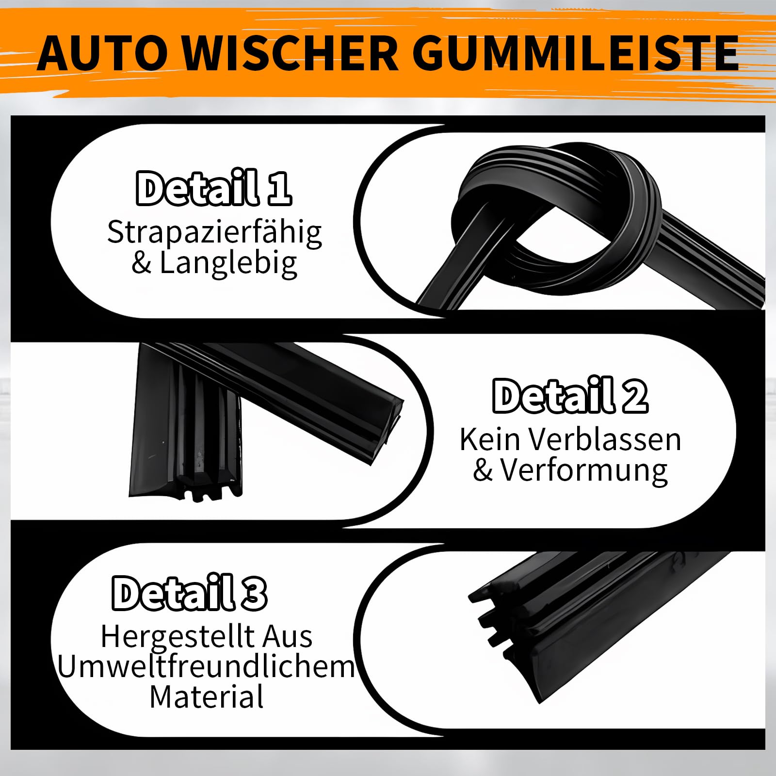 12 Pièces Essuie-glaces Caoutchouc 800 Mm - Balais D'essuie-glace Universel En Caoutchouc De Rechange Pouvant être Coupé