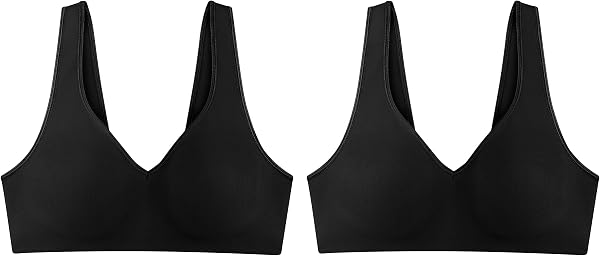 Hanes Women's Wireless Bra, Smooth Comfort Full-Coverage T-Shirt Bra for…