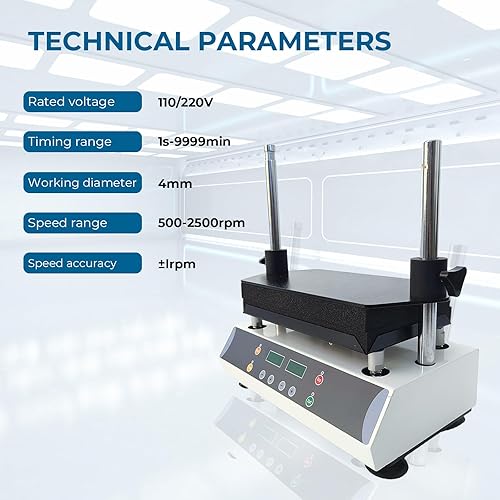 Miniatura 2 de LFGUD DMT-2500 Mezclador de vórtice de múltiples tubos Velocidad ajustable 2500rpm Agitadores de vórtice de laboratorio para ciencia y análisis