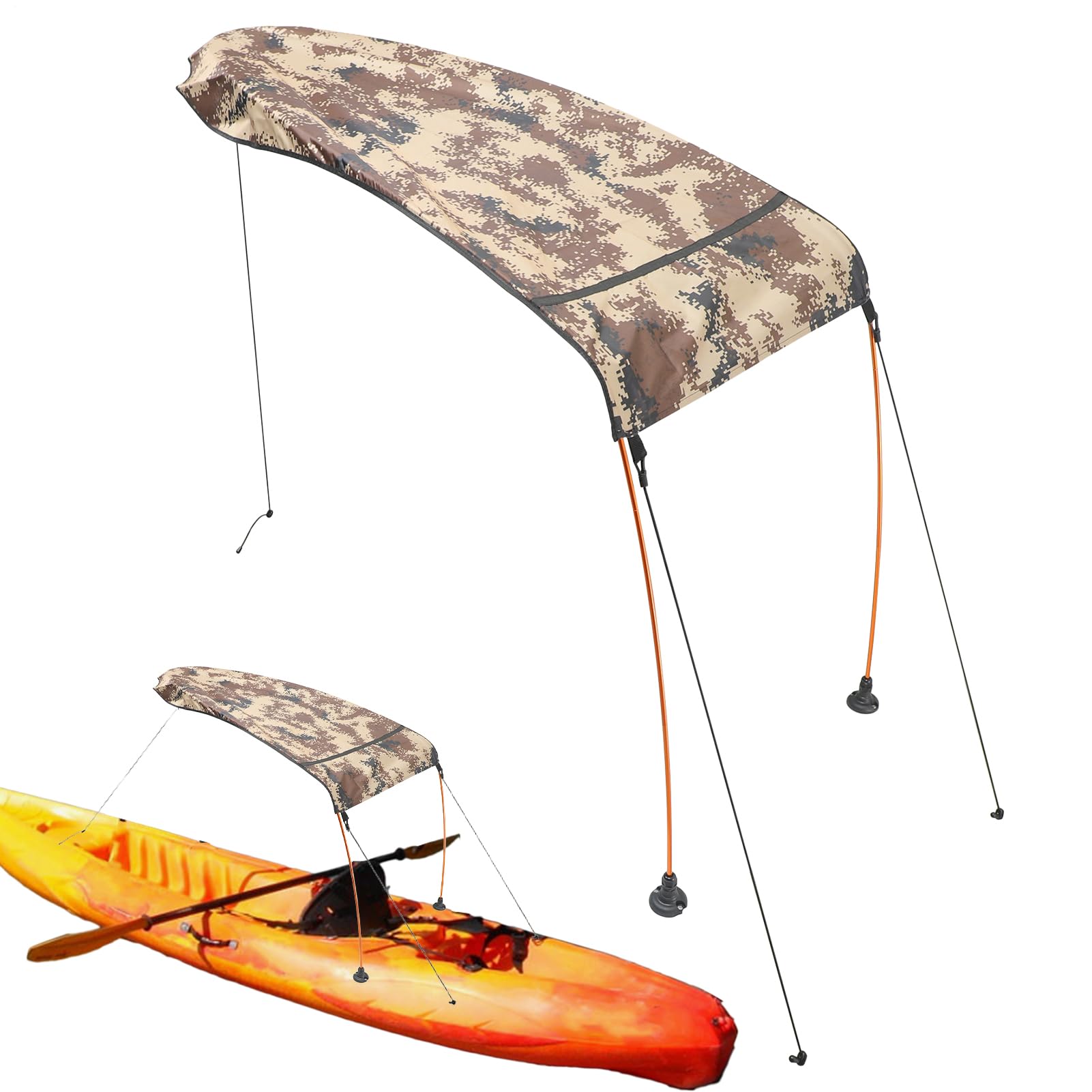 Tendalino per Barca - Tendalino per Barca Gonfiabile, Tendalino per | Ombrellone da Spiaggia | Kit hardware base per montaggio su tettoia per kayak per la pesca all'aperto. Il nostro parasole per