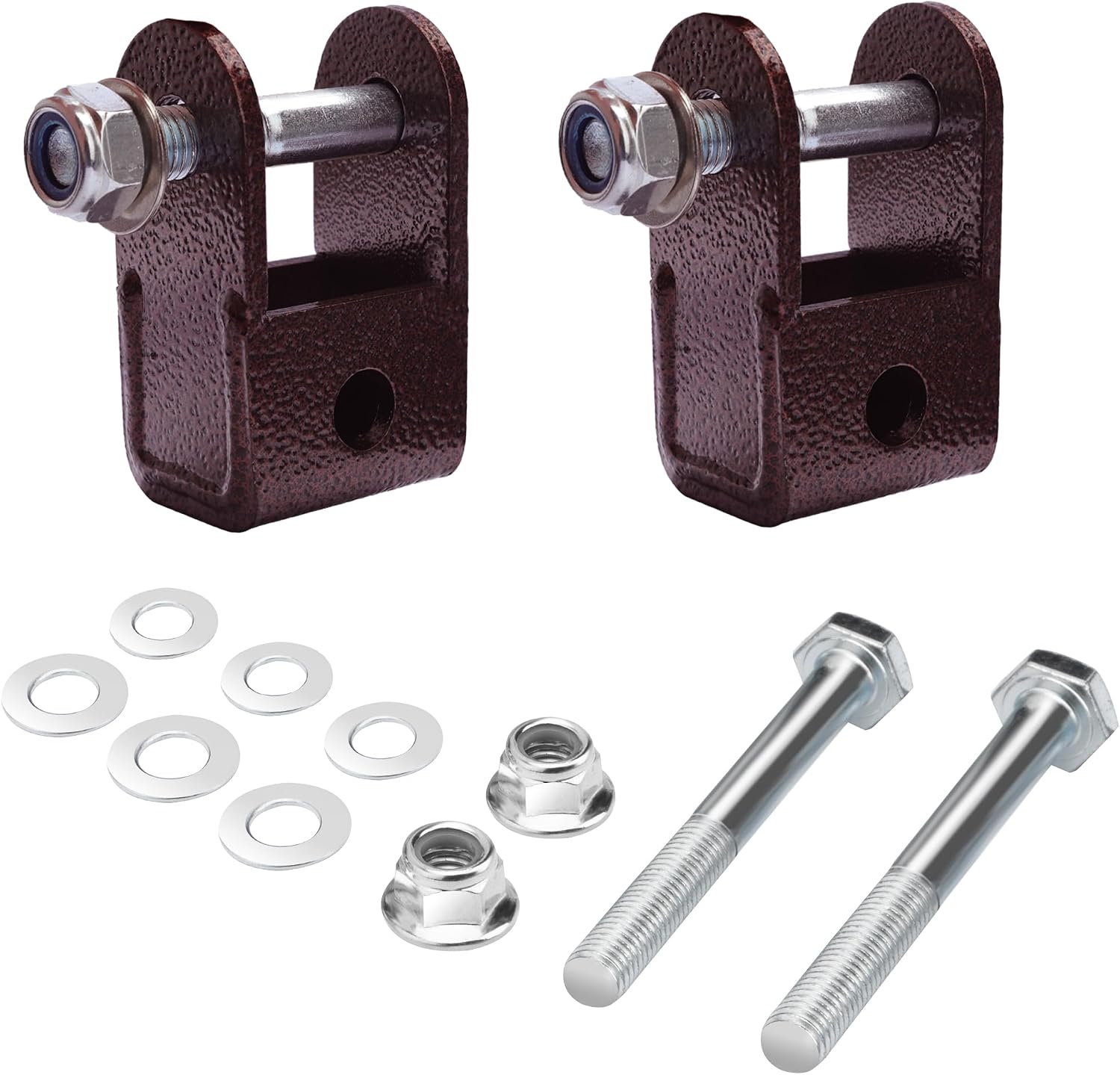 2-4" Rear Shock Extensions for Silverado 1500/Sierra 1500 1999-2026, Heavy-Duty Steel for Rear Lift between 2-4 Inch, also fit for Escalade/Suburban 1500/Tahoe/Yukon 2007-2021