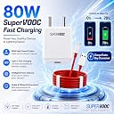 80W Supervooc Charging Charger with 1M Type-C Cable Compatible with OnePlus 15R/15/13s/13/12/12R/11/11R/Nord CE6 Lite/Ce6/6/5/Ce5/iQOO| Supports Dash/Wrap/Superdart/Vooc|80Watt Fast Charge Adapter gallery image