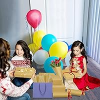 Vista 2 de 100 hojas de papel de seda kraft Artdly de 14 x 20 pulgadas, papel de regalo de estraza a granel para bodas, cumpleaños, proyectos de bricolaje