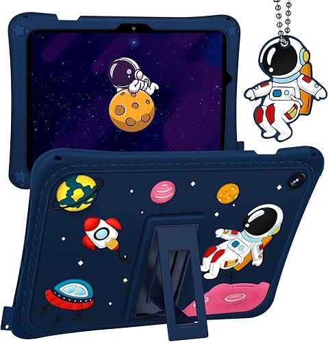 Vista 90 de Funda para iPad Air de 11 pulgadas M2 2024/M3 2025/Air 5ª/4ª generación, Pro 11 pulgadas, funda de silicona con soporte para iPad Air 10.9/Air5/Air4