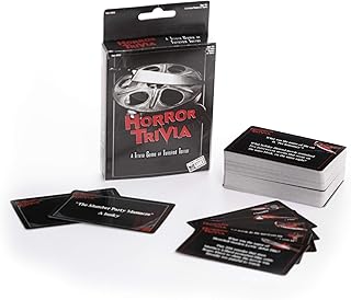 Endless Games Horror Trivia Card Game - Test Your Knowledge of Horror Pop Culture Facts with Over 200 Scary Fun Trivia Questions