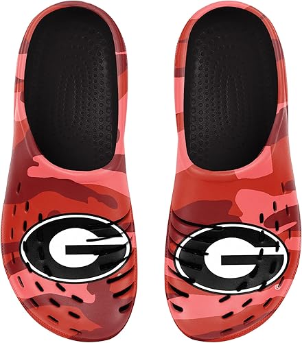 Miniatura 18 de FOCO - Sandalias de agua de jardín con logotipo de equipo de la NFL, para hombre Camuflaje tonal,logotipo grande de bloque