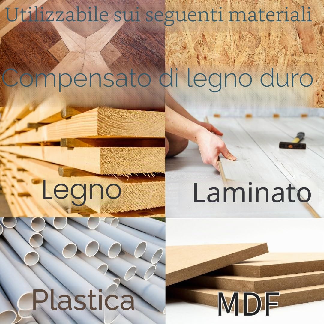 Saxton TCT, 3 dischi per sega circolare da 150 mm x 20 mm, diametro cilindro 24, 48 e 60 denti, anello da 16 mm e 10 mm, compatibile con Ryobi Bosch Makita Dewalt