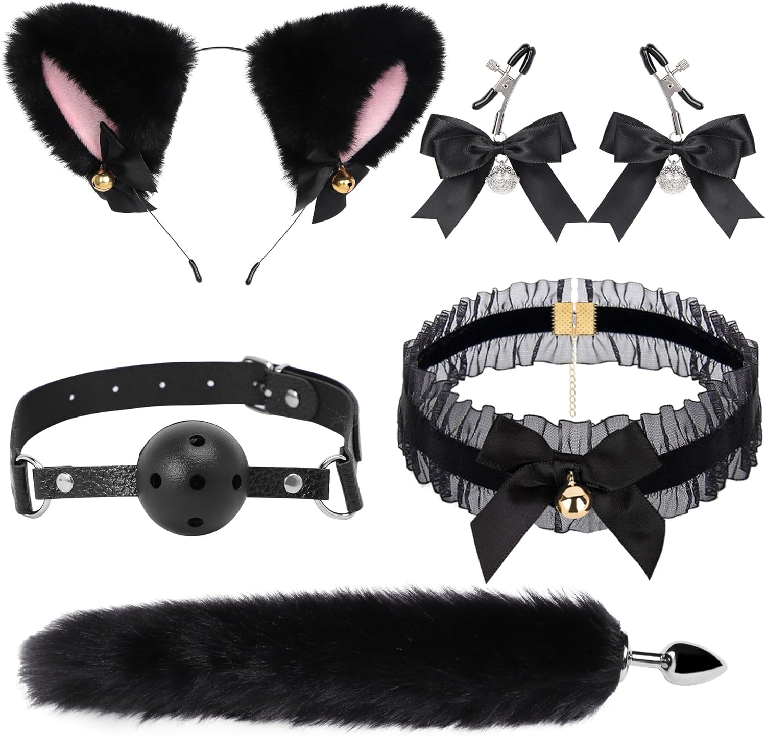 Sex Toy Set; Adjustable Bondage Gear Suitable for Both Men and Women, Ideal for BDSM Play.
