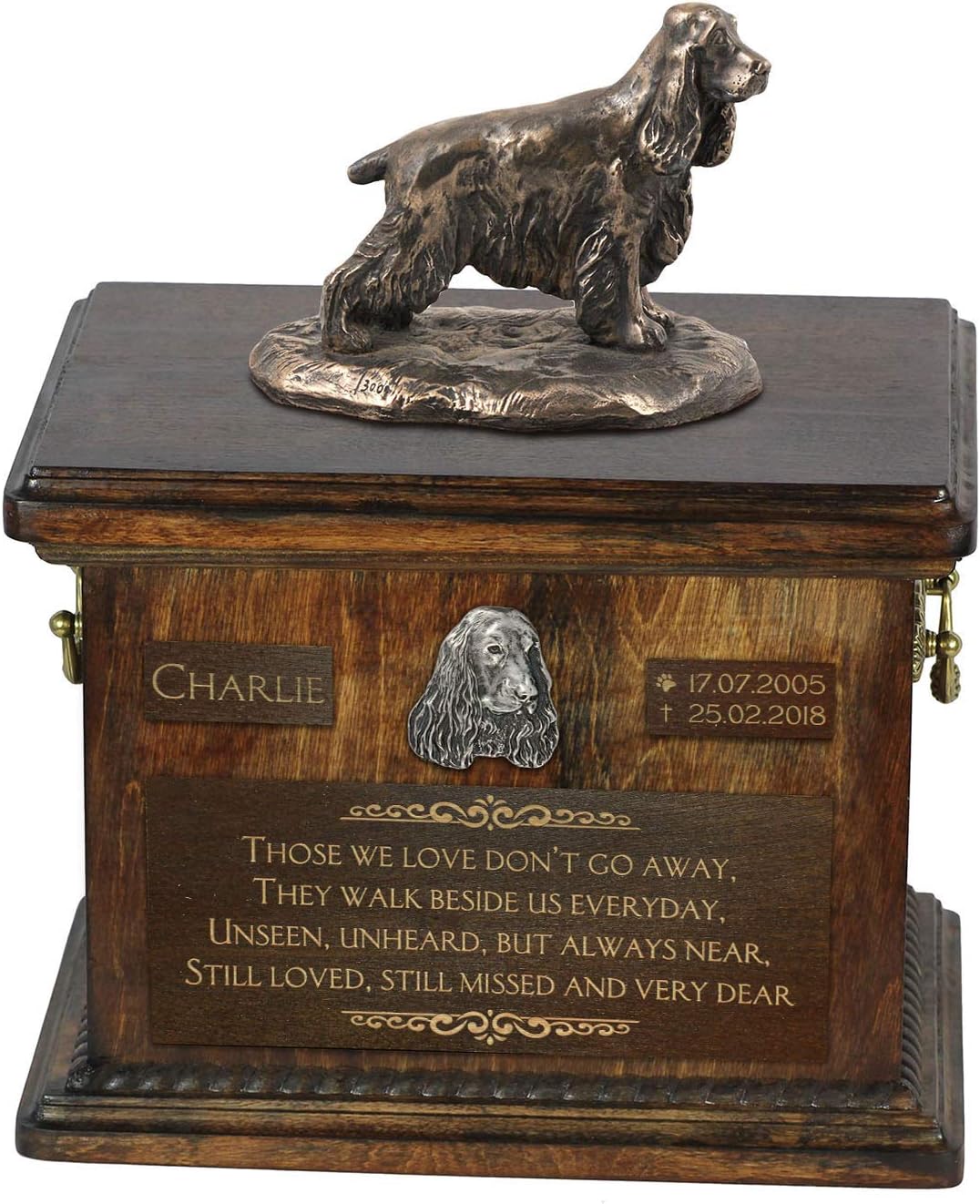 cocker spaniel ashes urn