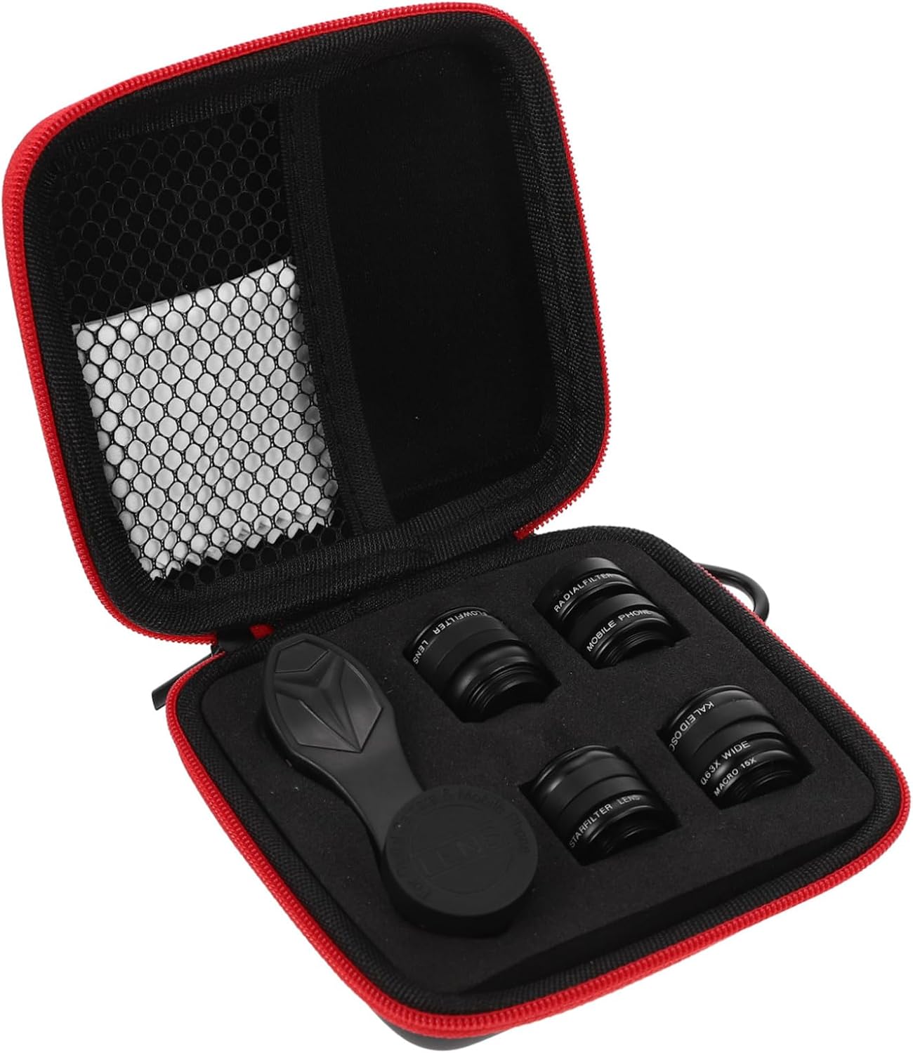 DOITOOL 2sets Ultra Wide Angle Macro Lens for Mobile Phones Clip Camera Lens Filter High-definition Design Portable for Photography Enthusiasts