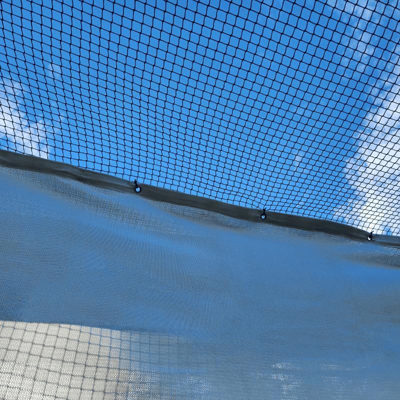 Golf Hitting Net, Heavy Duty Delta Impact Screen Panel for Golf Cage, Indoor and Outdoor Driving and Swing Practice Training, 10 ft x 10 ft, Black