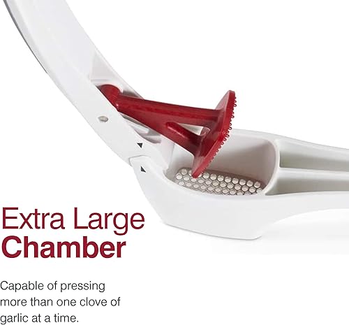 Miniatura 4 de Zyliss Prensa de ajo fácil de limpiar, picadora y trituradora de ajo ligera y fácil de usar para preparación de alimentos y accesorios de cocina