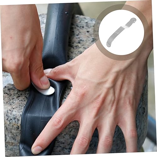 Miniatura 2 de CLISPEED Herramientas de uso de archivos herramientas protectores de neumáticos para el hogar kit de neumáticos de raspador de bicicleta útil parche