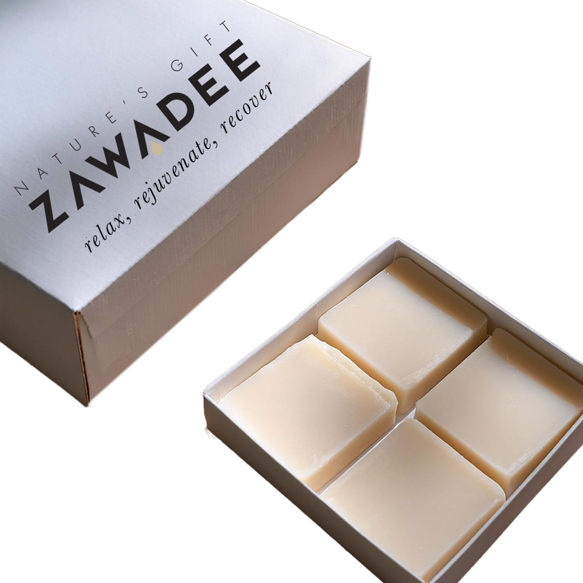 Zawadee Oud Wood Wax Melts, Highly Scented Strong Natural Coconut & Soy Oud Wax Melts