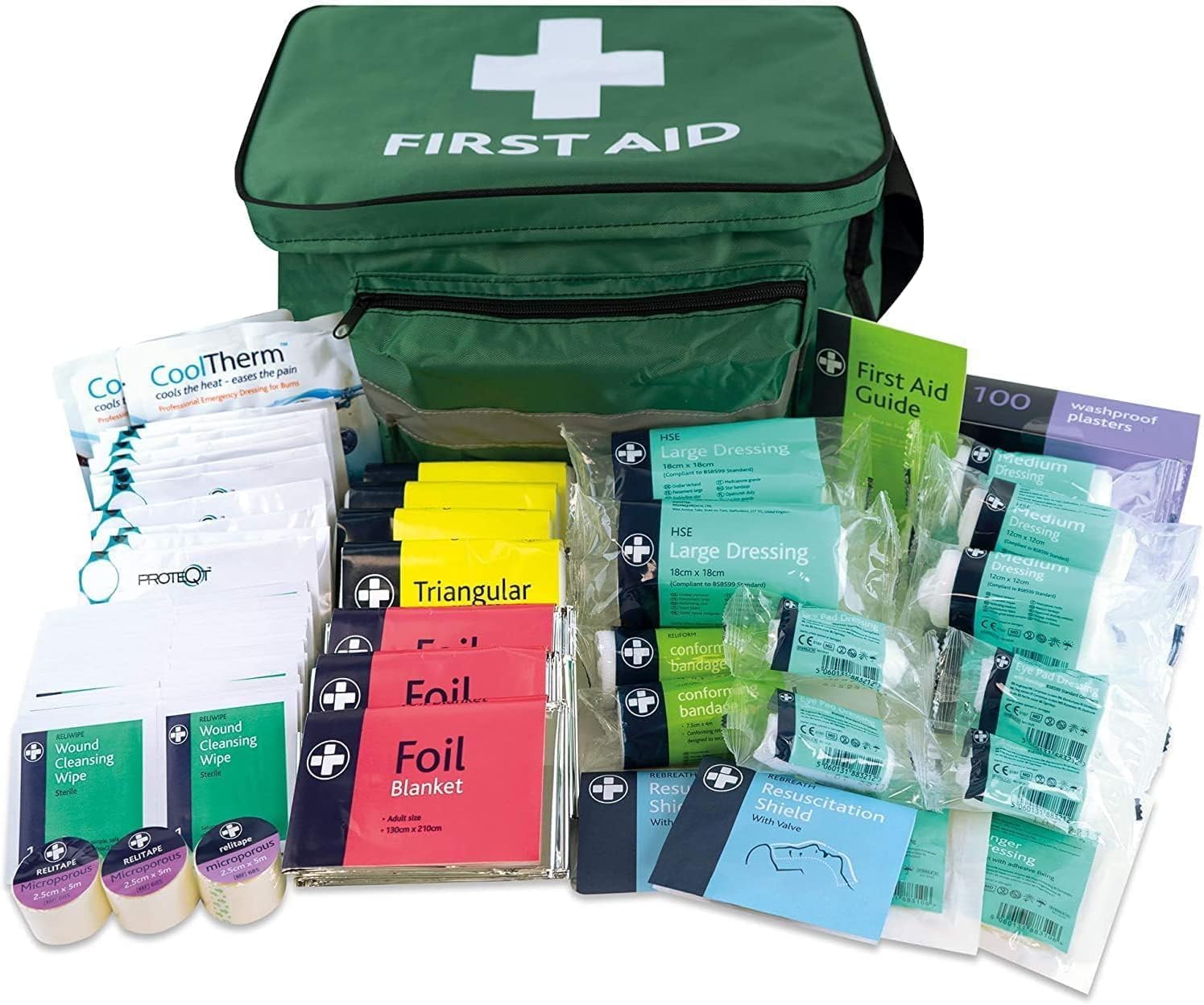 LEWIS-PLAST 224 Pieces All Purpose Large First Aid Kit Haversack ...