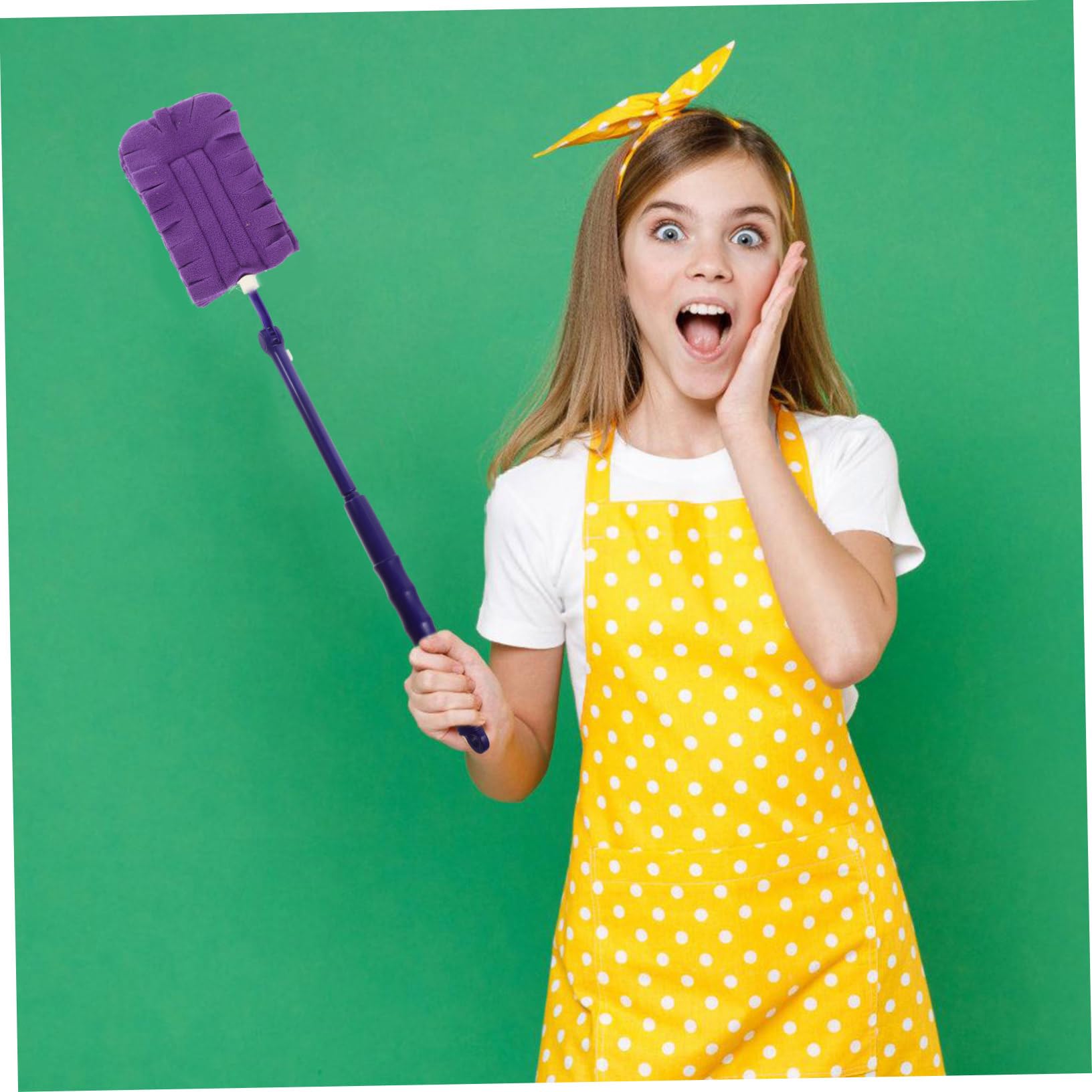 4 Ensembles dépoussiéreur costard nettoyage poussiere le suppléant nettoyeur de poussière tête de brosse plumeau remplacement de la brosse du plumeau brosse de toilette polaire Beavorty