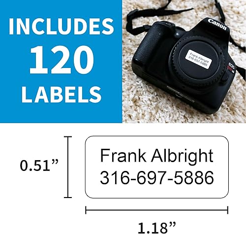 Miniatura 2 de 120 etiquetas de nombre impermeables personalizadas, autoadhesivas, para ropa, escuela, campamento, enfermería, juguetes, para todos los usos, para