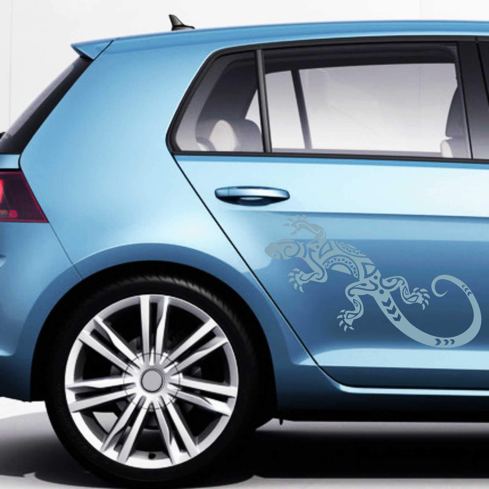 INDIGOS UG - Set di adesivi per paraurti, motivo astratto Gekko, 2 pezzi Ogni - Tuning Car Styling auto lunotto posteriore auto