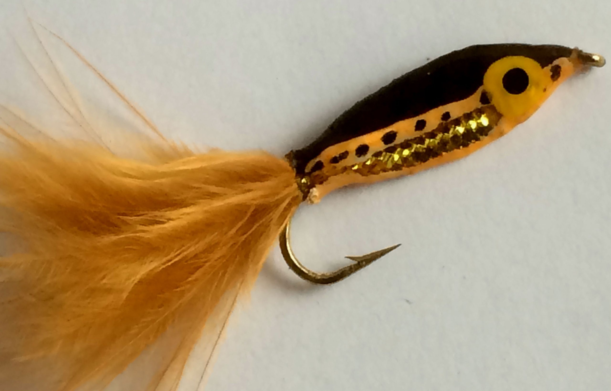 Fly Fishing JENSEN/JANSSEN MINNOW Size 10, pack of 4 flies TROUT #144