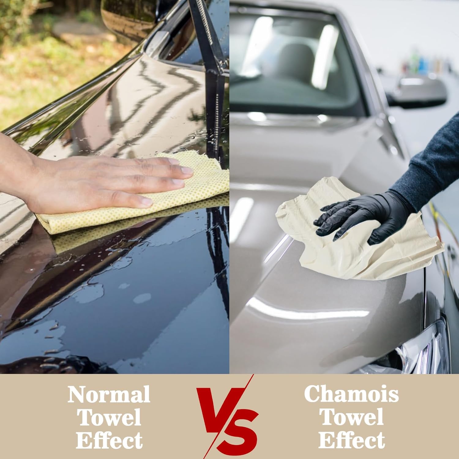 Chamois Cloth for Car - Sheepskin Cleaning Cloth Car Drying Towel Real Sheepskin Leather Large Chamois Car Drying Rag(5.7 sq ft)