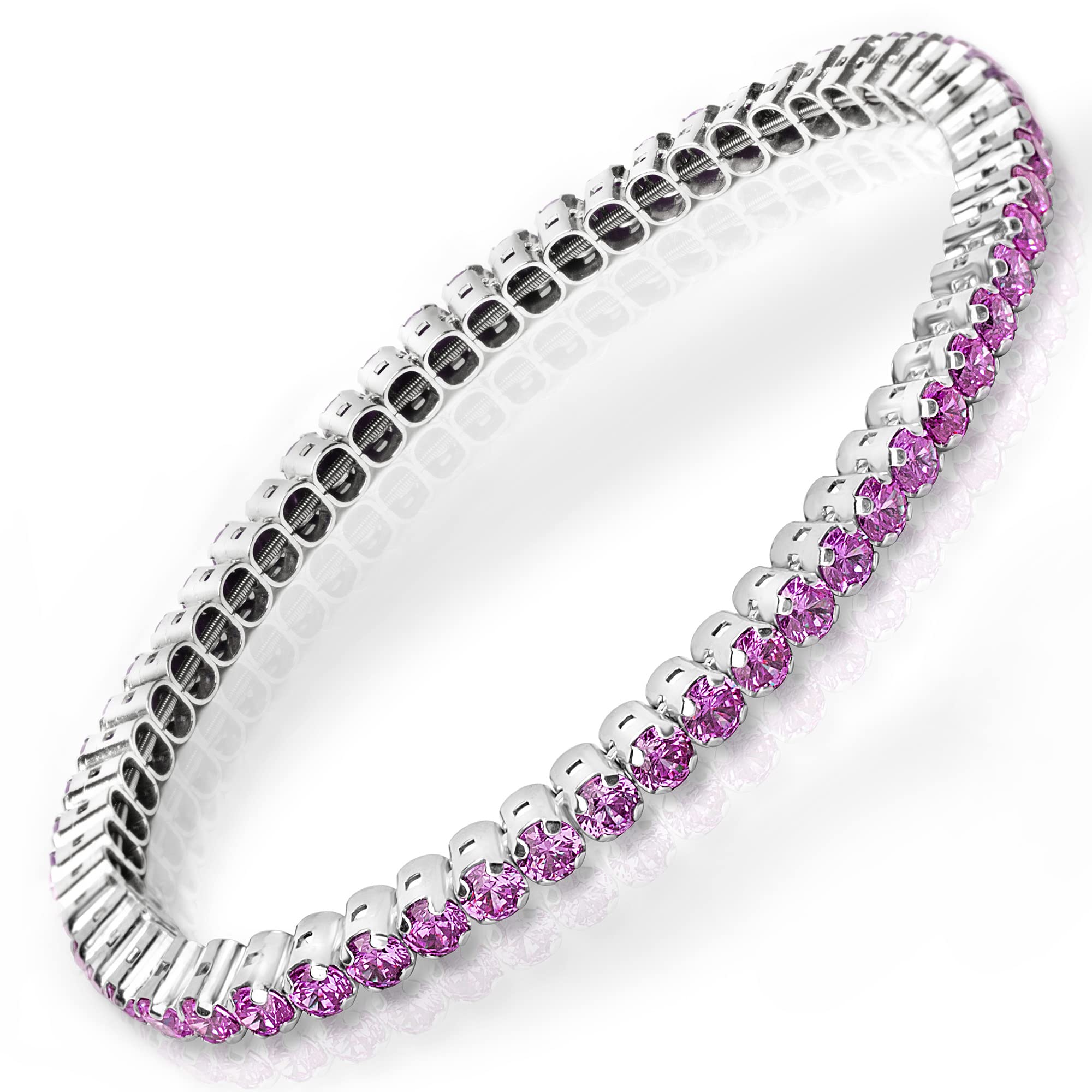 Bracciale Tennis Unisex - Argento 925 per Donna e Uomo