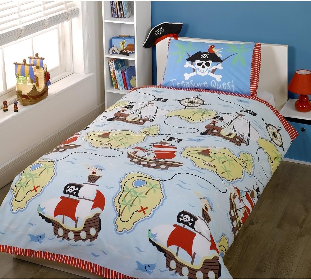 Rapport Home Treasure Quest Pirate Double Duvet Cover and Pillowcase Set