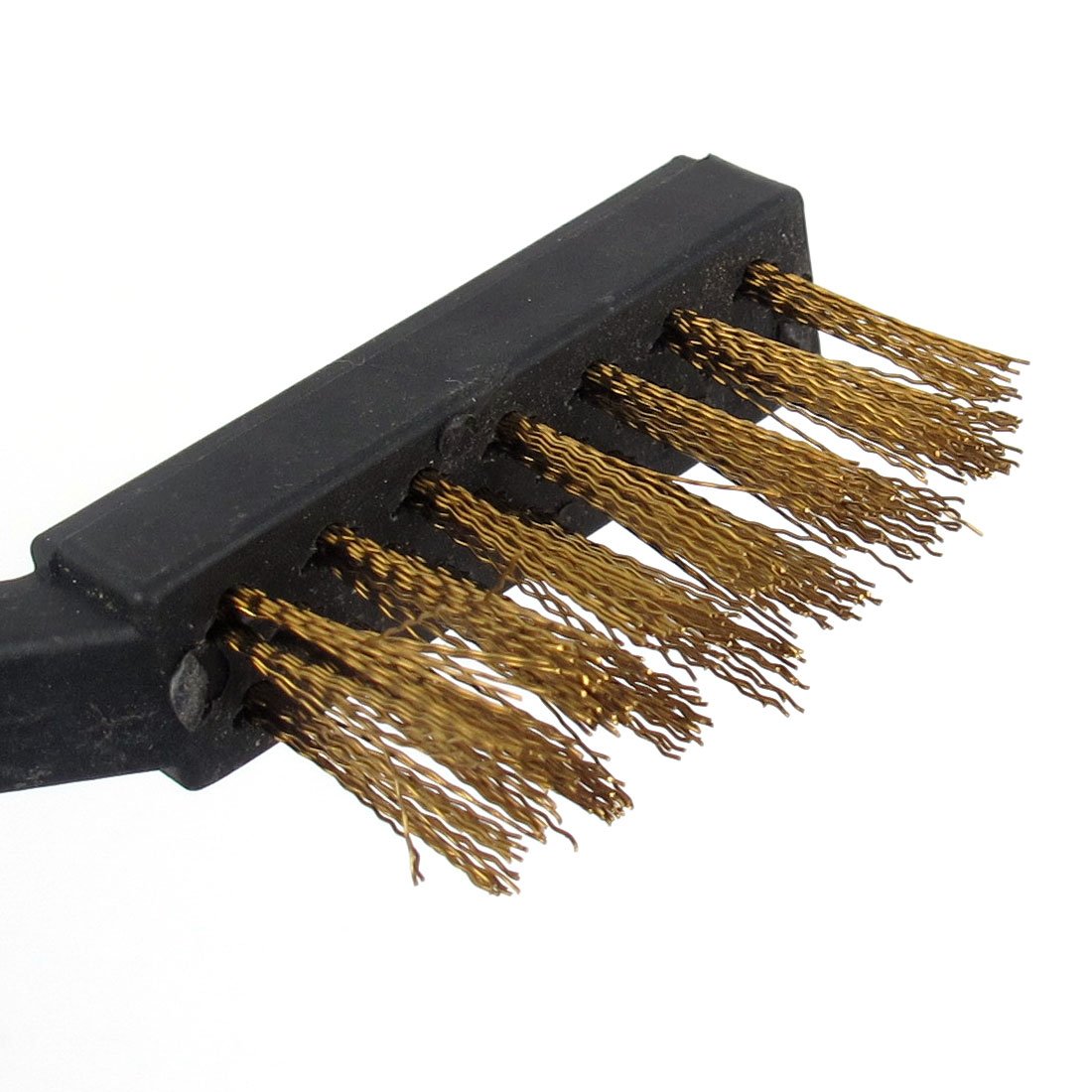 Aexit Black Plastic Handle Brass Wire Cleaning Brush 10pcs (bb109efdac247aa5d9d68a6a5bae5d37)