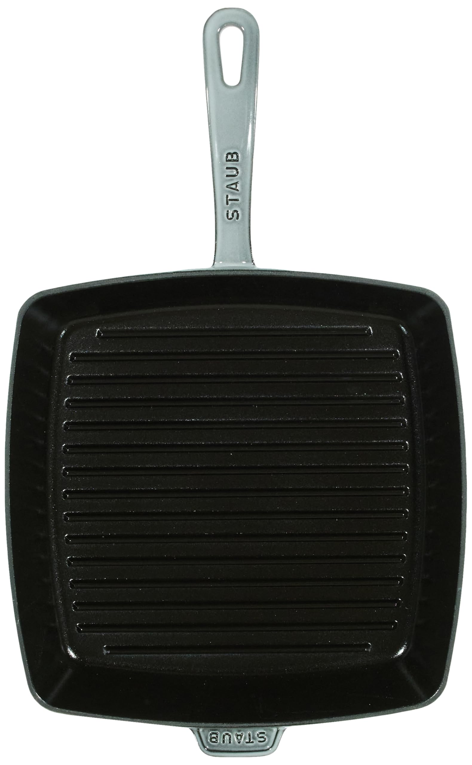 STAUB Poêle à Griller Gémeaux 26cm - Gris Graphite | Diffusion Homogène De La Chaleur