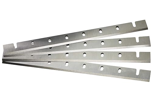 Miniatura 2 de HSS - Cuchillas cepilladoras para DW733 de 12-12 pulgadas (DW7332) tratadas térmicamente, cuchillas cepilladoras HSS de doble cara reemplazan DeWalt