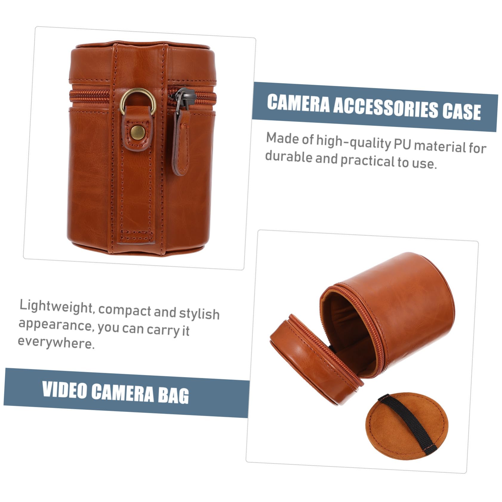 2stücke Professionelle Kamera Tasche Wasserdichtes Kamera Etui Gepolsterte Aufbewahrung Für Digitale Kameraobjektive Für Sicheren Transport Und Schutz