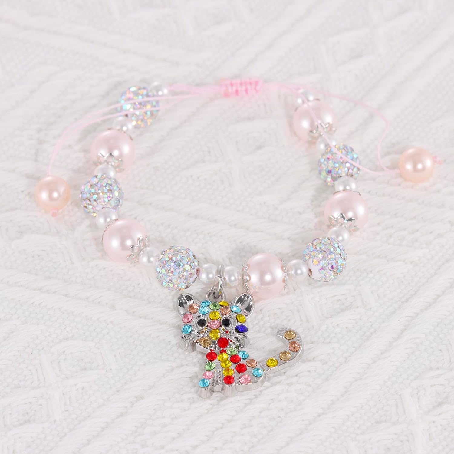 HUTIMY Cat Gift for Women Teenagers Birthday Cute Cats Owners Mom Lady Merch Cat Bracelet - Image 8