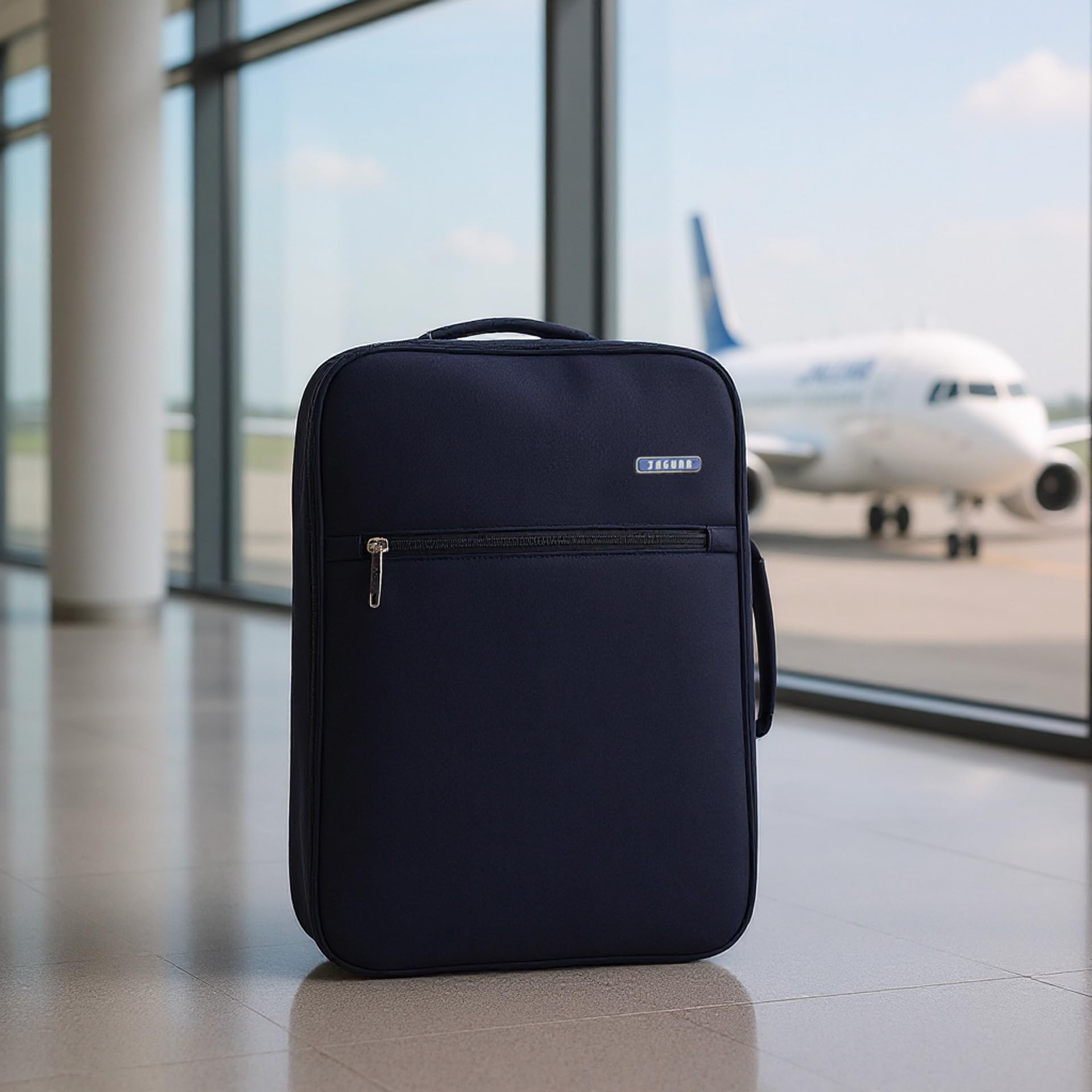 JAGUAR Zaino Ryanair 40x20x25 Bagaglio a Mano Firmato, Zaini da Viaggio Zainetto Uomo Piccolo per Lavoro, Palestra, Borsa Viaggio 40x20x25 Ryanair (20 Litri) Compatta e Costruita per Durare nel Tempo