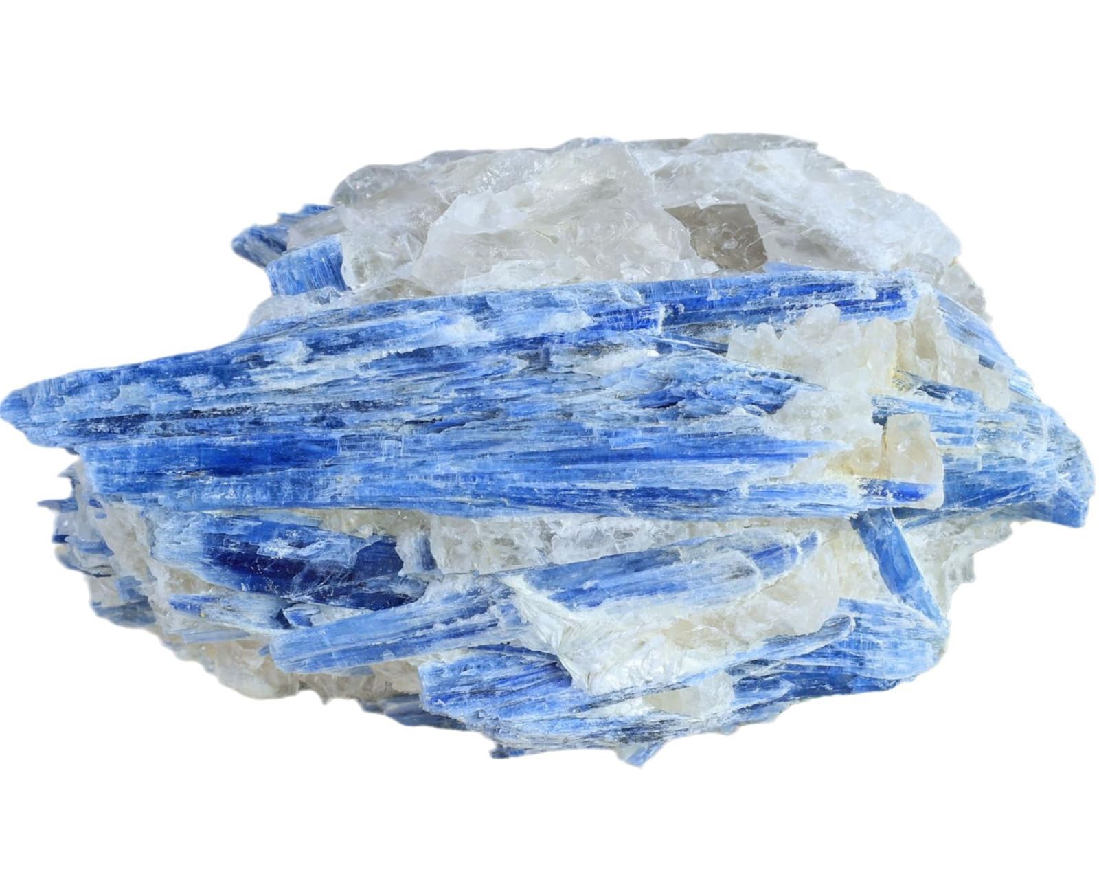 NHDVDVAV Natural Raw Blue Kyanite Crystals Irregular Rough Crystals Mineral Specimen Crystal Rocks and Gemstones for Home Office Decoration Meditation Yoga,180~250g