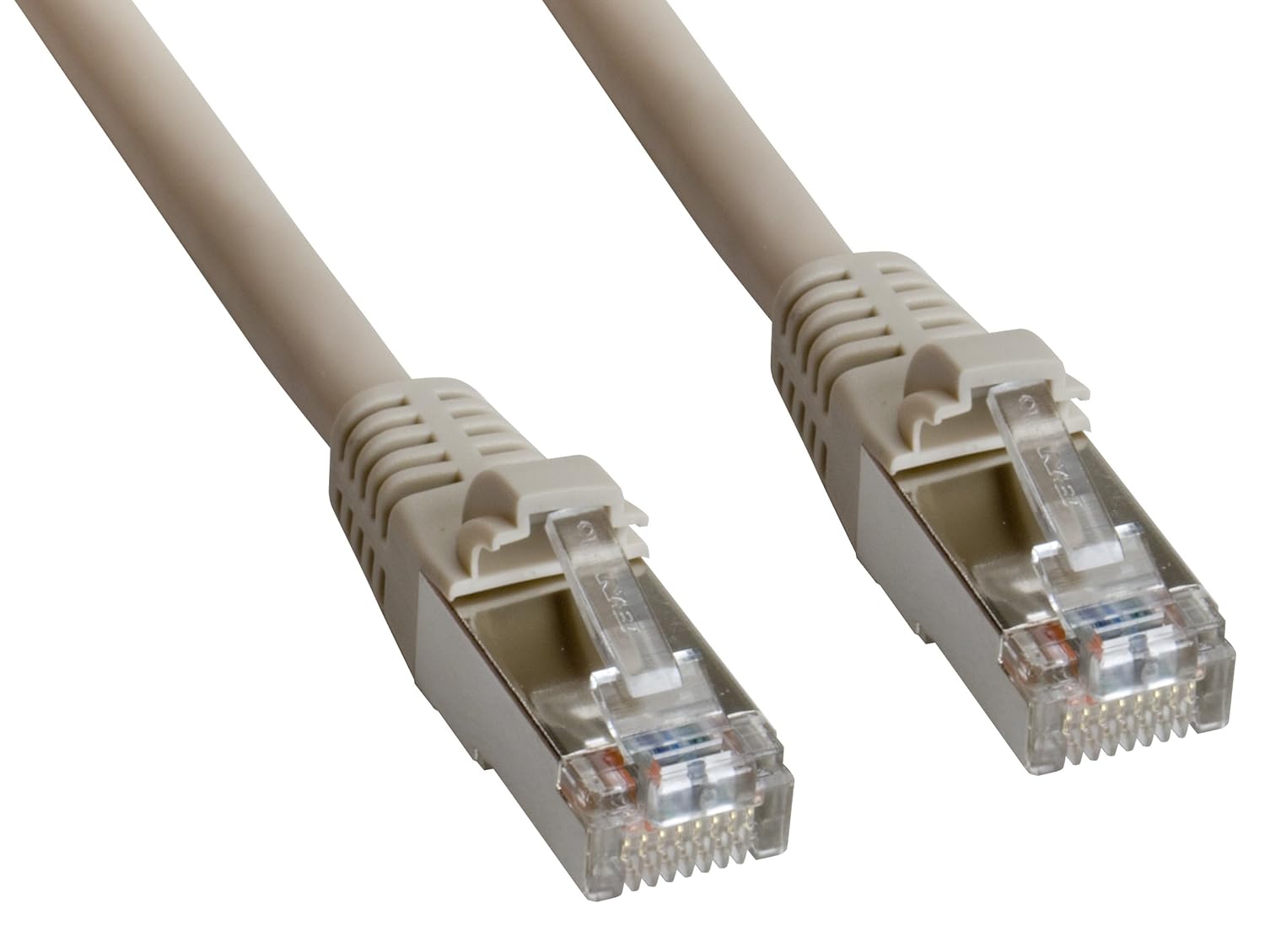 Amphenol MP-54RJ45DNNE-025 Cat5e FTP Patch Cable, Double Shielded, RJ45, 350 MHz, 25', Beige